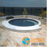 construção de piscina concreto Vila Marcelo