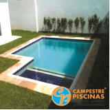 construção de piscina de alvenaria com azulejo Queluz