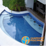 construção de piscina de alvenaria com deck Parque São Rafael