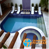 construção de piscina grande Ponte Rasa