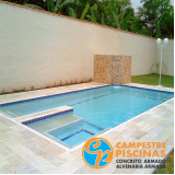 construção de piscina pequena de alvenaria Presidente Prudente