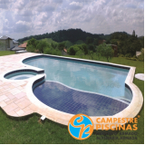 empresa para construção de piscina com vidro Vila Dalila
