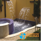 obra de acabamento de piscina com piso Pinheiros