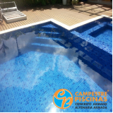 onde encontro revestimento de piscina moderno Vila Mazzei