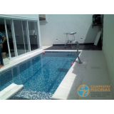 orçamento para piscina de alvenaria armada com prainha Cachoeirinha