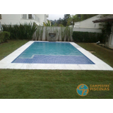 piscina de alvenaria armada com azulejo orçar Imirim
