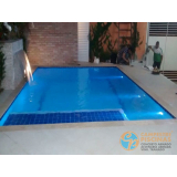 piscina de alvenaria armada suspensa Vila Marcelo