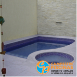 piscina de alvenaria concreto armado valor Belenzinho