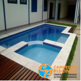 piscina de alvenaria simples preço Vila Dila