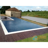 piscina em vinil com bar Vila Dalila