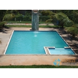 piscina em vinil com borda Quadra