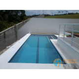 piscina retangular de alvenaria Vila Mariana