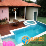 piscinas modernas de alvenaria Embu Guaçú