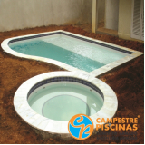 piso para piscina área externa Vila Alexandria
