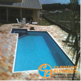 piso para piscina de concreto melhor preço Cidade Tiradentes