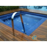 projeto de piscina em concreto armado Grajau