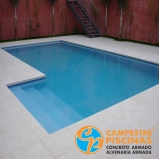 quanto custa piscina de alvenaria com azulejo Cupecê