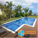 quanto custa piscina de concreto com cascata para recreação Ribeirão Pires