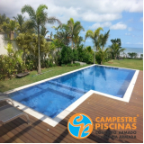 quanto custa piscina de concreto com cascata para recreação Alumínio