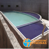 revestimento para piscina moderno orçar Jardim das Acácias