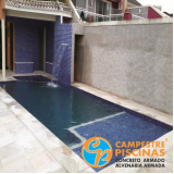 tratamento automático de piscina em com borda infinita melhor preço Jardim Guarapiranga