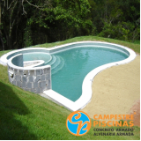 tratamento automático de piscina externa Vila Dila