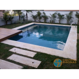 venda de piscina de alvenaria armada com prainha Francisco Morato